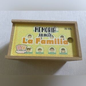 La Familia Bilingual Spanish Memory Game for Kids